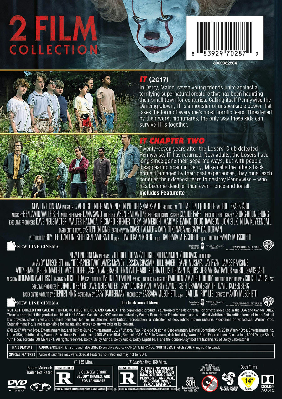 It: 2-film Collection (DVD Special Edition) [DVD]