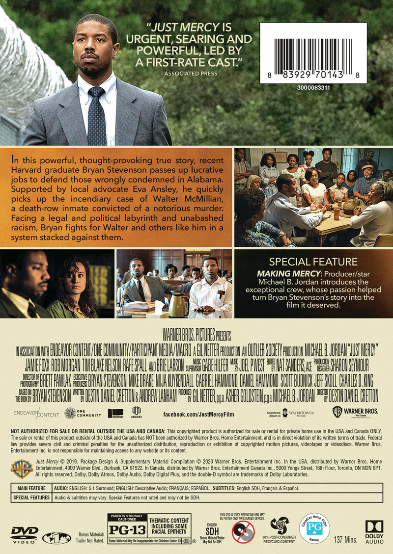 Just Mercy [DVD]