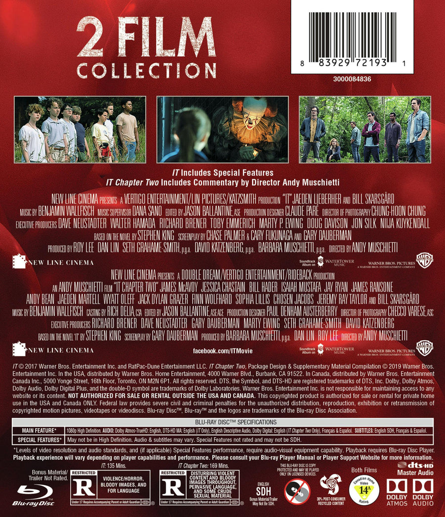 It: 2-film Collection (Blu-ray Double Feature) [Blu-ray]