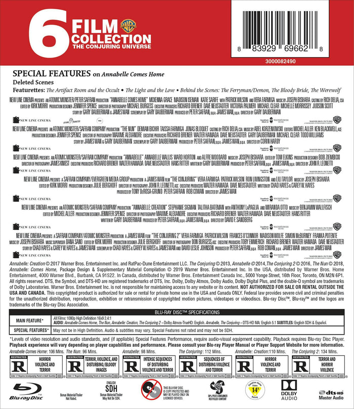 The Conjuring Universe: 6 Film Collection (Box Set) [Blu-ray]