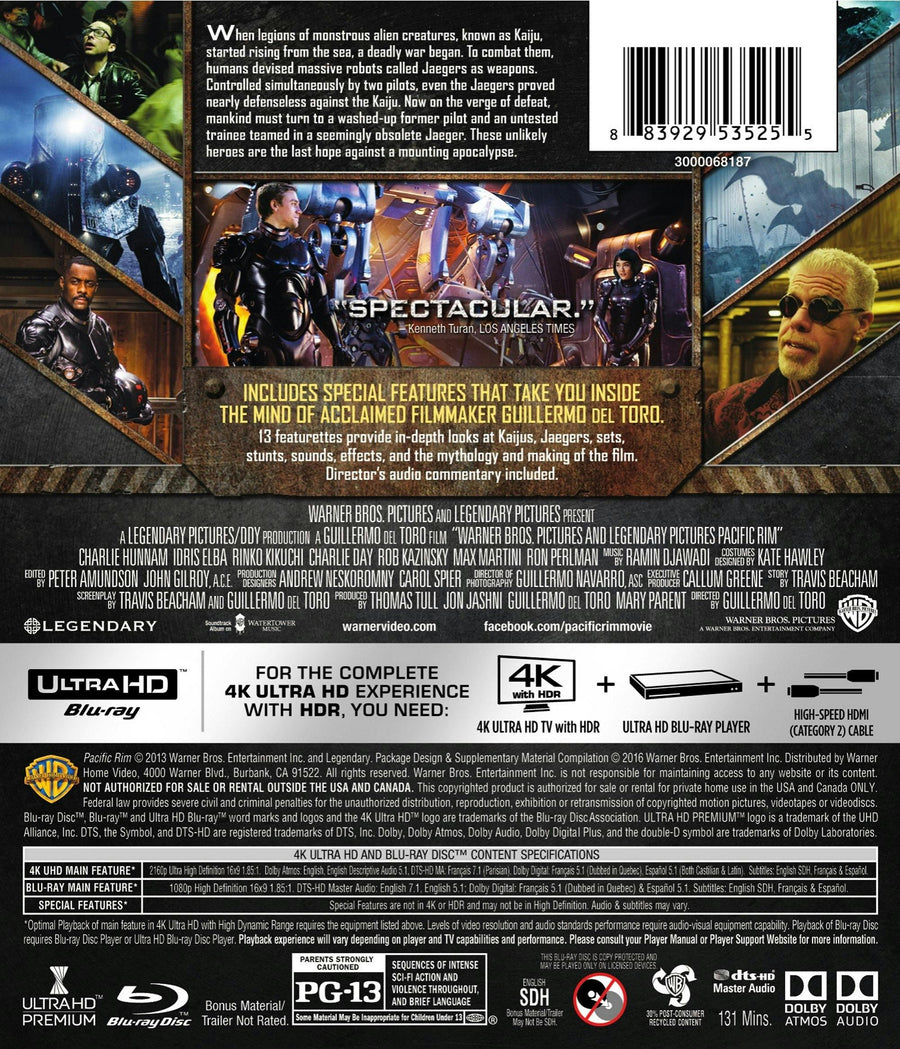 Pacific Rim (4K Ultra HD + Blu-ray) [UHD]