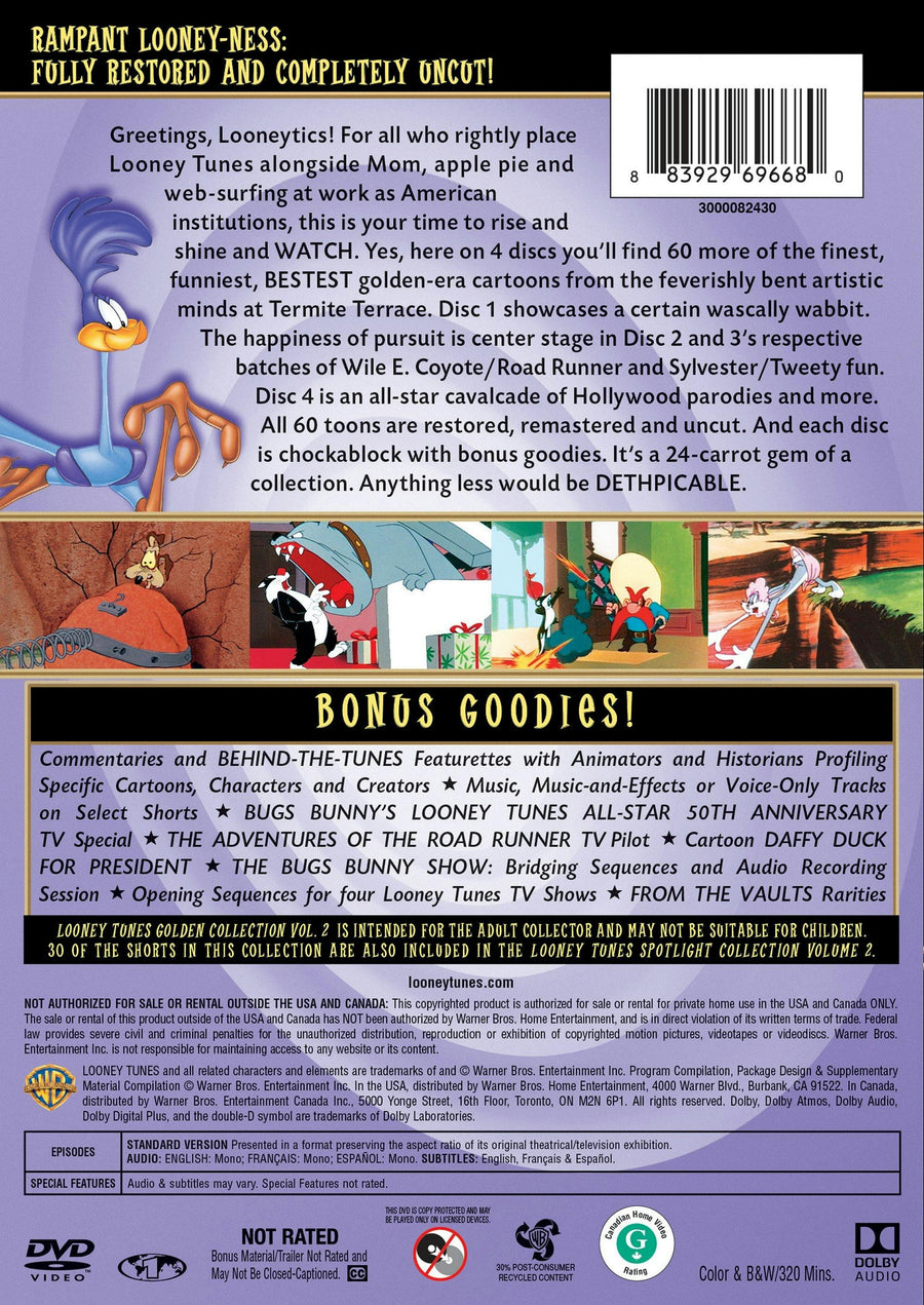 Looney Tunes: Golden Collection - 2 (Box Set) [DVD]