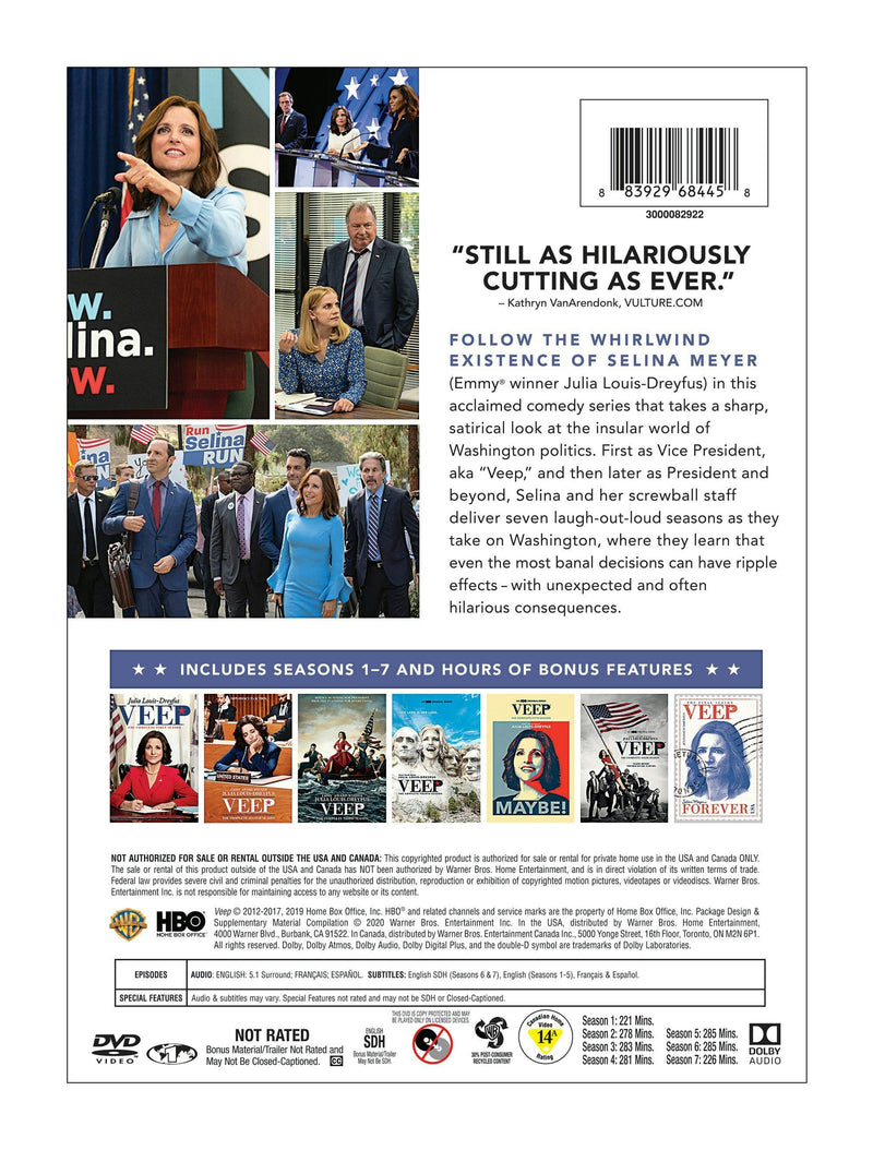 Veep: The Complete Series (Box Set) [DVD]
