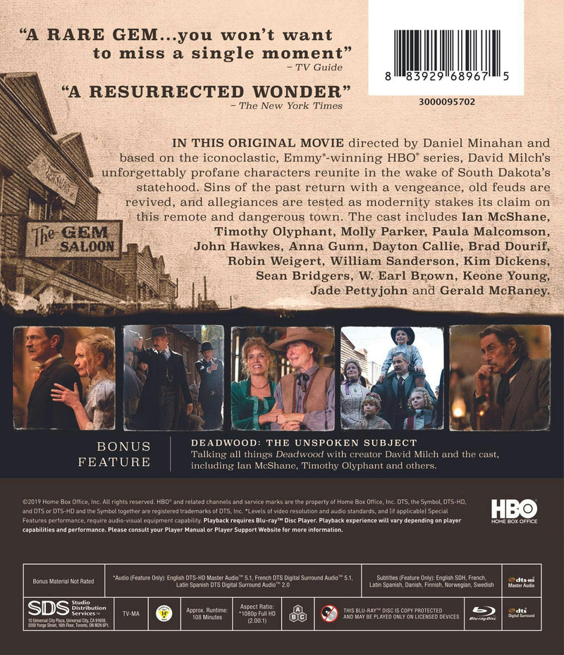 Deadwood: The Movie [Blu-ray]