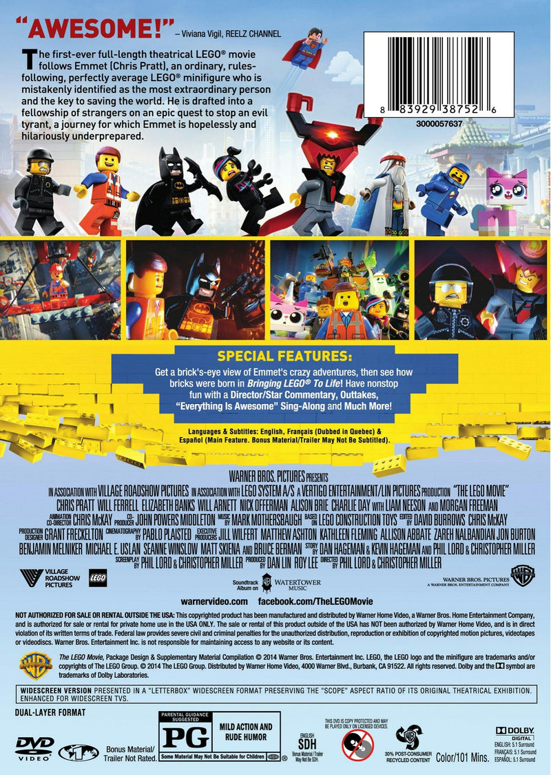 The LEGO Movie [DVD]