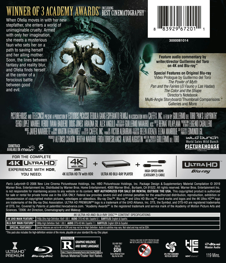 Pan's Labyrinth (4K Ultra HD + Blu-ray) [UHD]