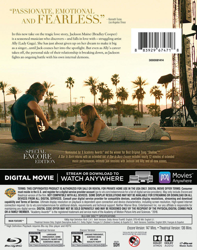 A Star Is Born: Encore Edition (Blu-ray) [Blu-ray]