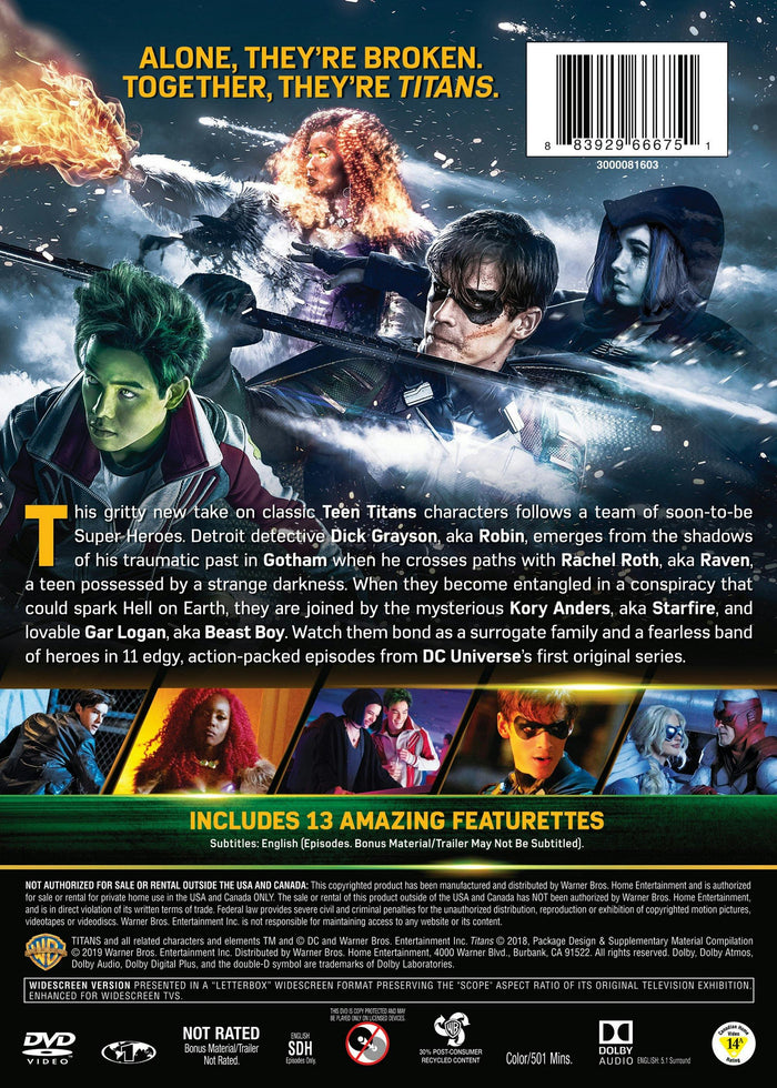 Titans: The Complete First Season (Box Set) [DVD]