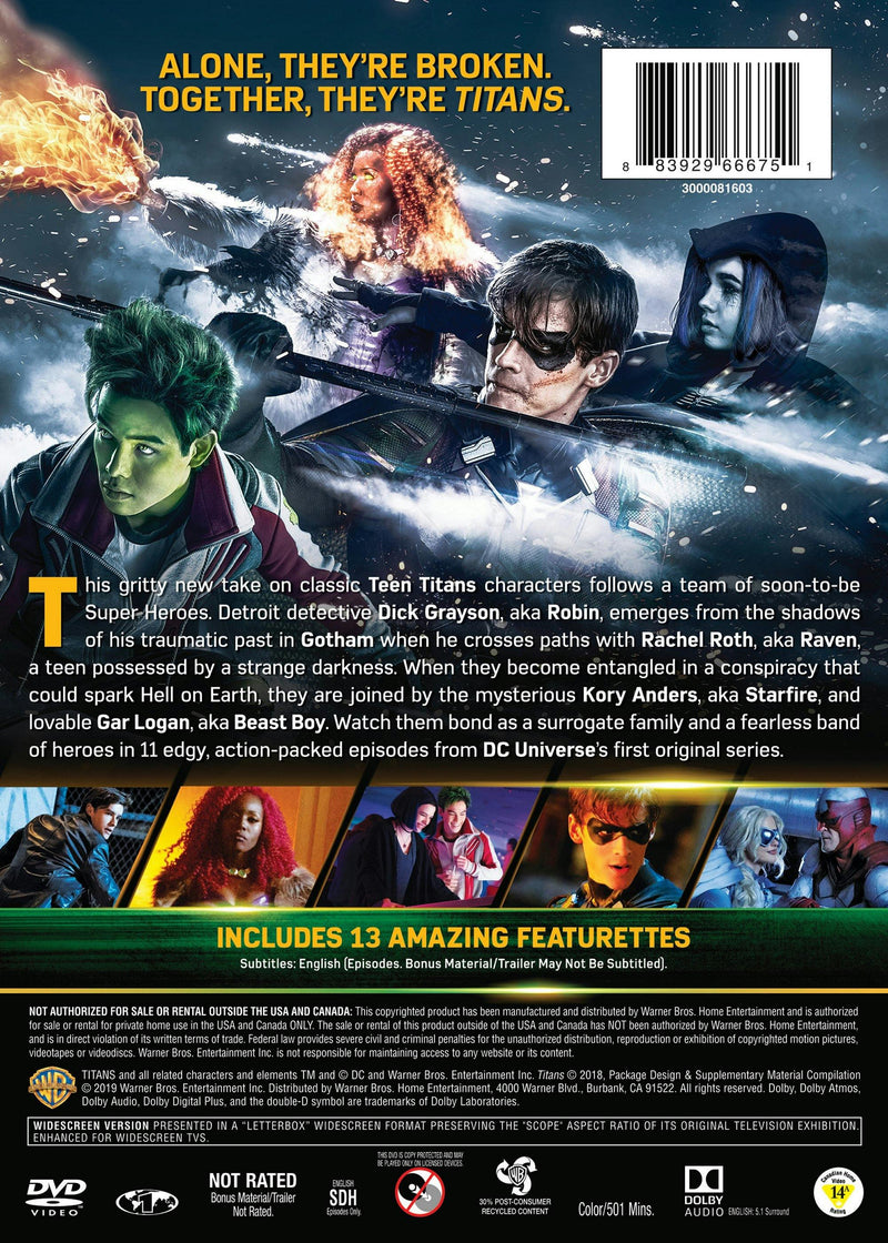 Titans: The Complete First Season (Box Set) [DVD]