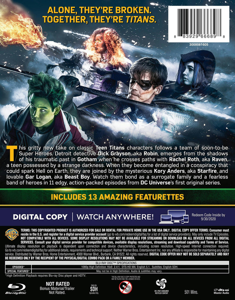 Titans: The Complete First Season [Blu-ray]