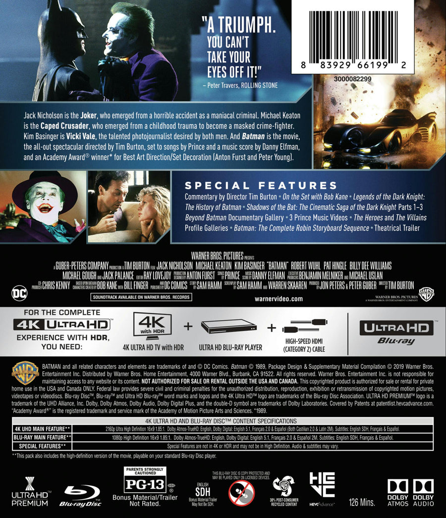 Batman (4K Ultra HD + Blu-ray) [UHD]