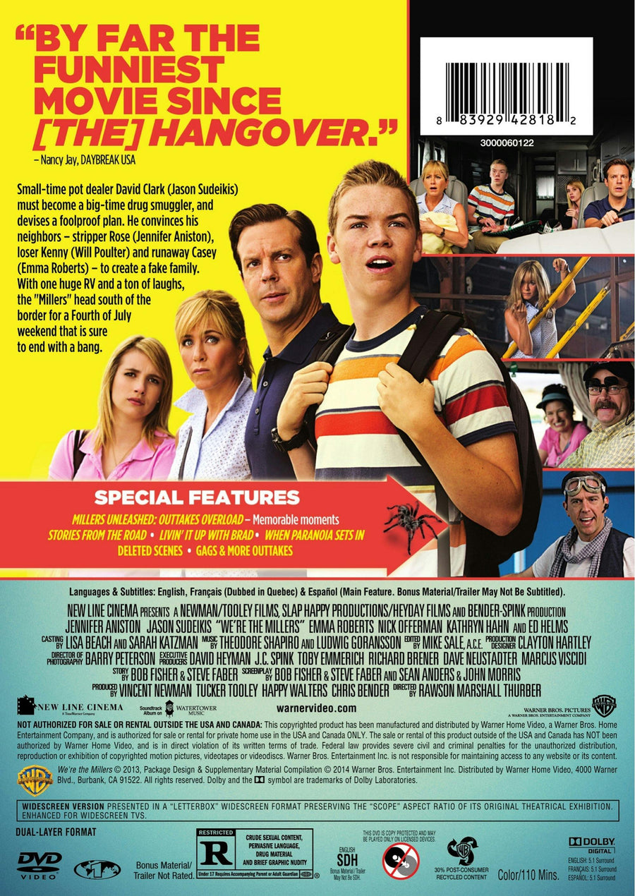 We're the Millers: Extended Cut (DVD Single Disc) [DVD]