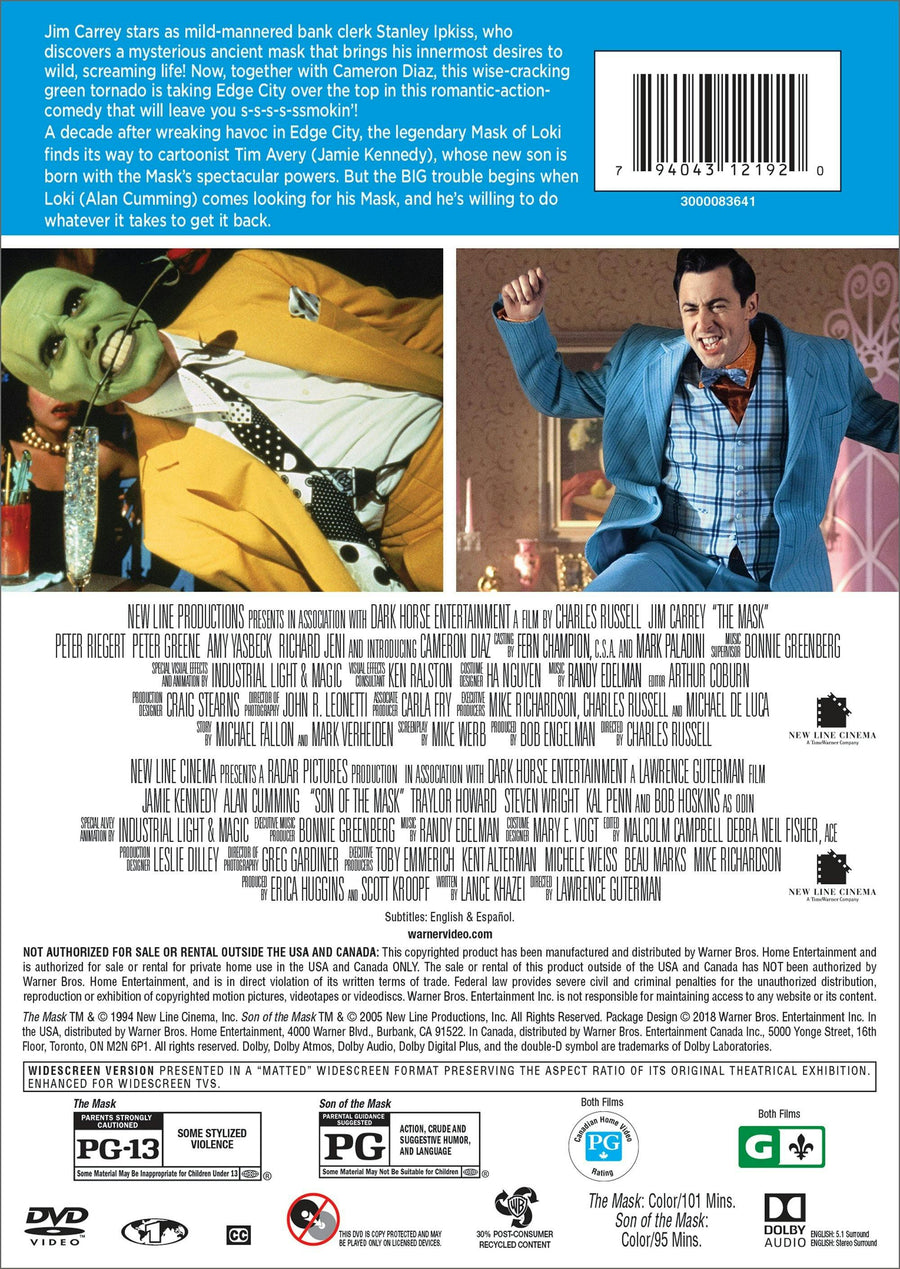 The Mask/Son of the Mask (DVD Double Feature) [DVD]