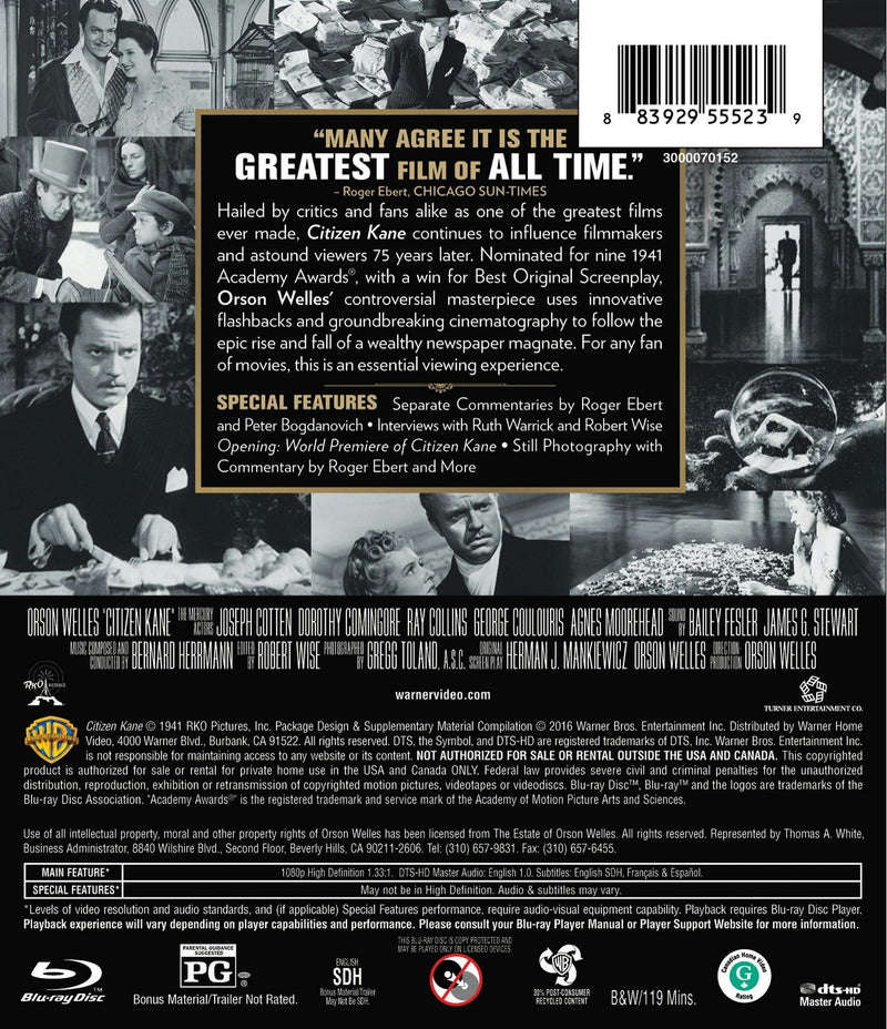 Citizen Kane [Blu-ray]