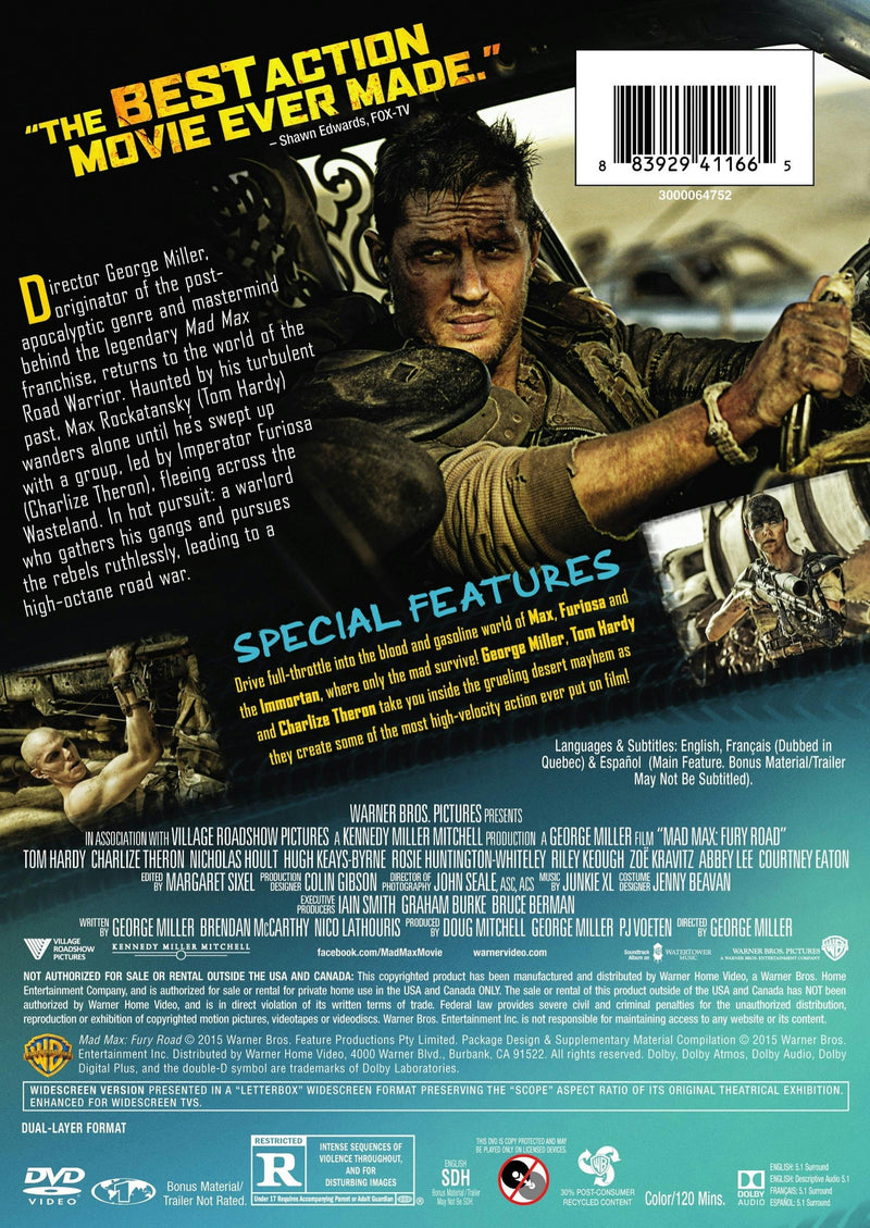 Mad Max: Fury Road [DVD]