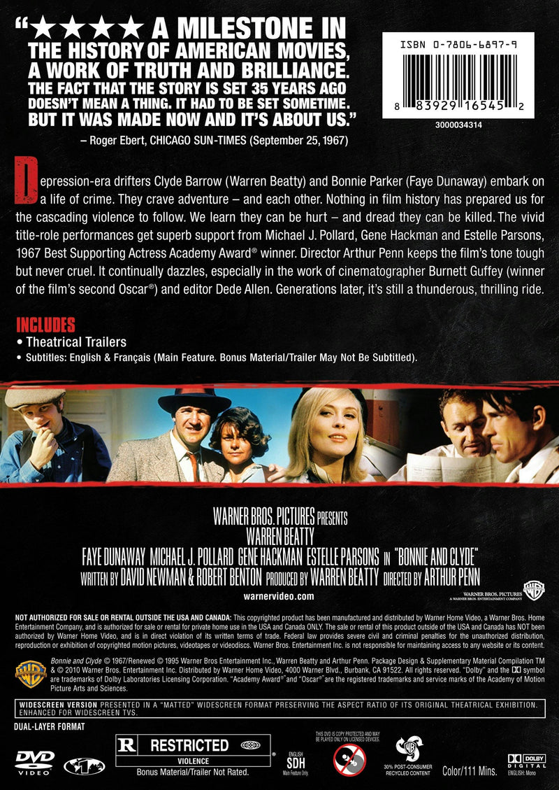 Bonnie and Clyde (DVD New Packaging) [DVD]