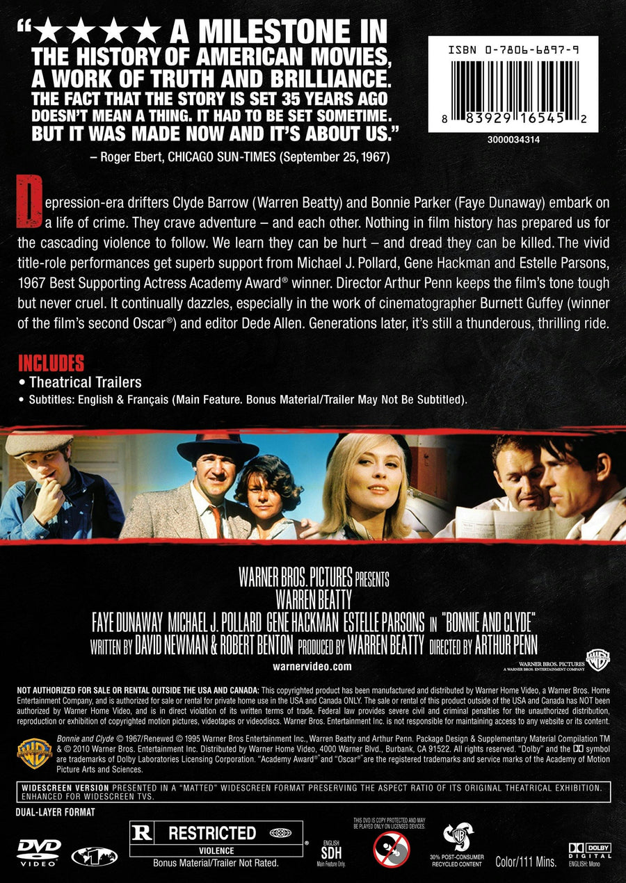 Bonnie and Clyde (DVD New Packaging) [DVD]