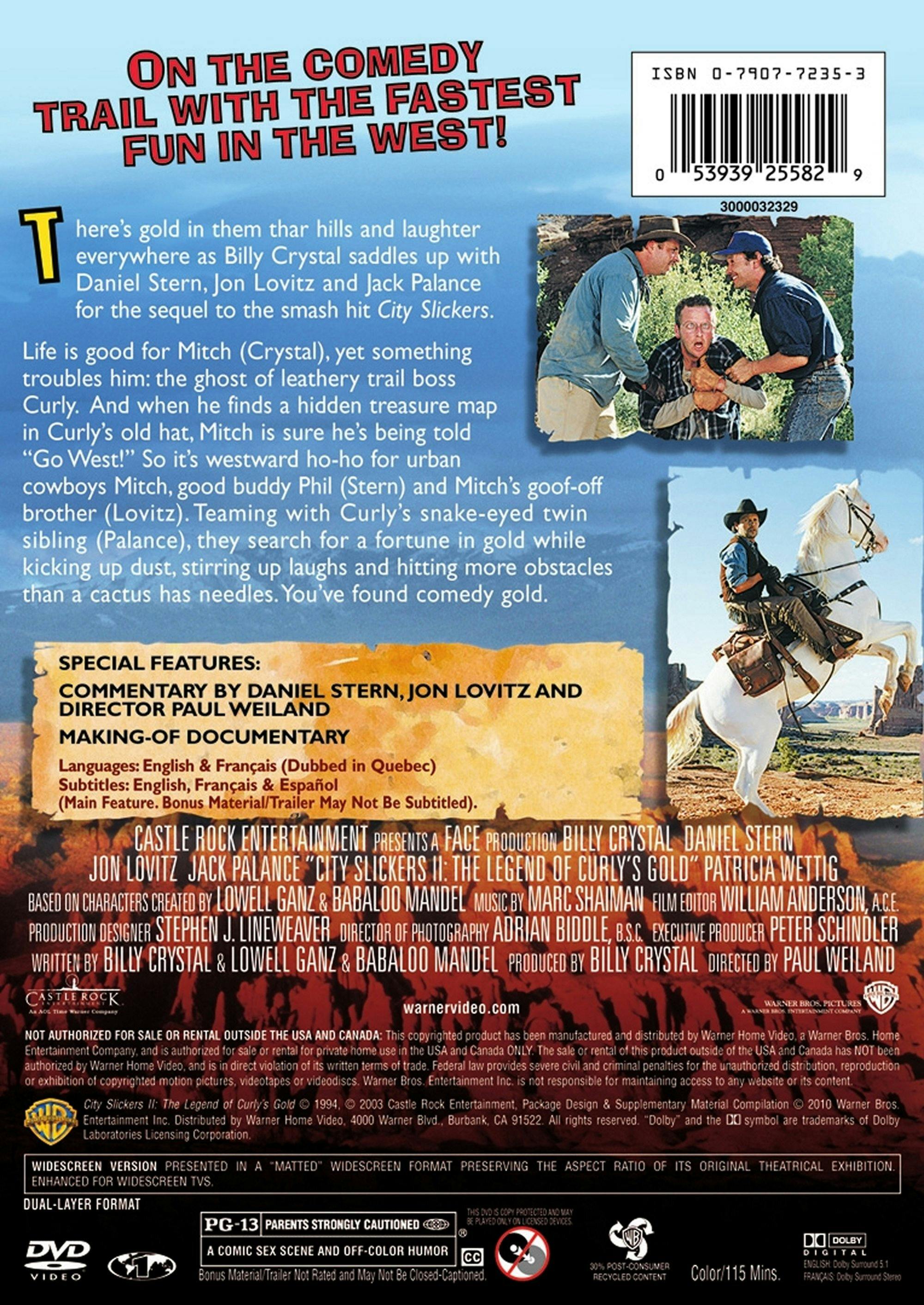 City Slickers 2 - The Legend of Curly's Gold [DVD] – GRUV