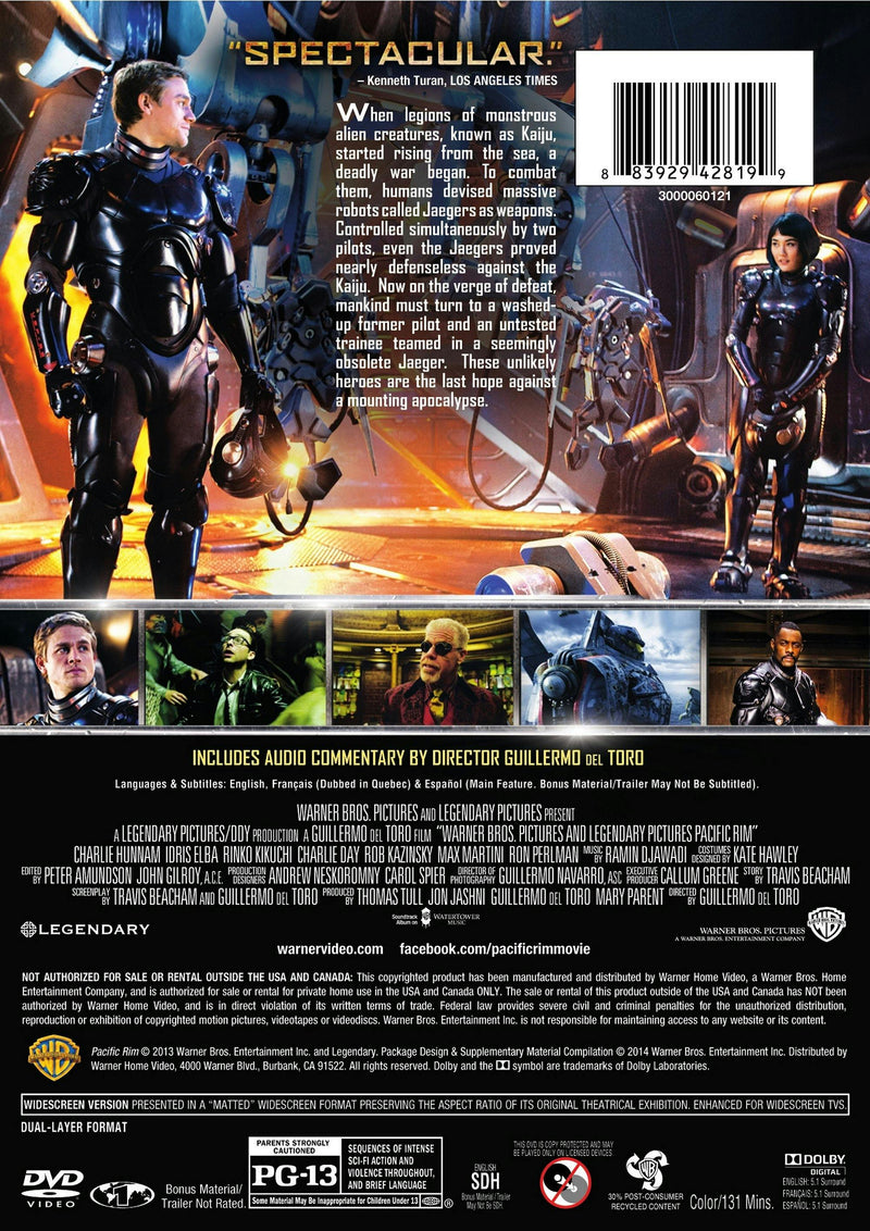 Pacific Rim (DVD Single Disc) [DVD]
