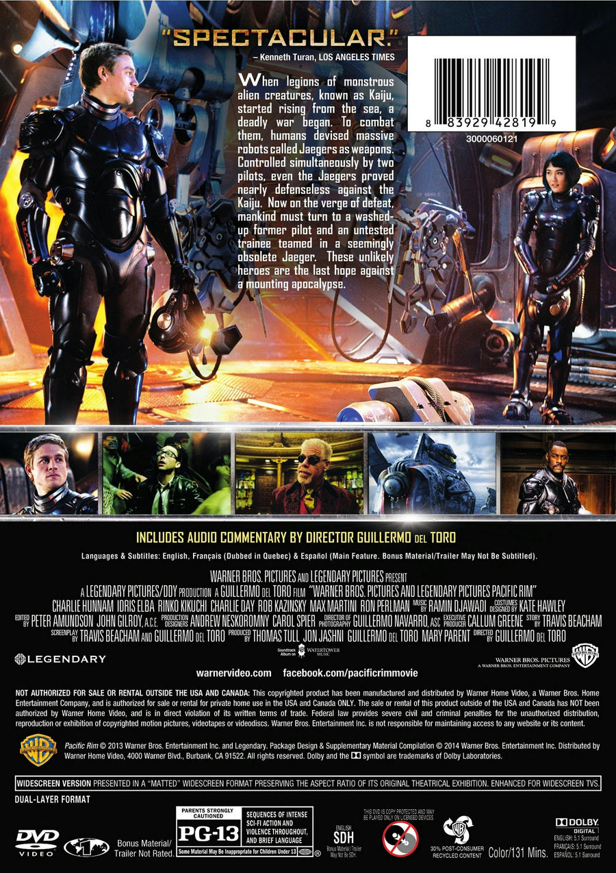 Pacific Rim (DVD Single Disc) [DVD]