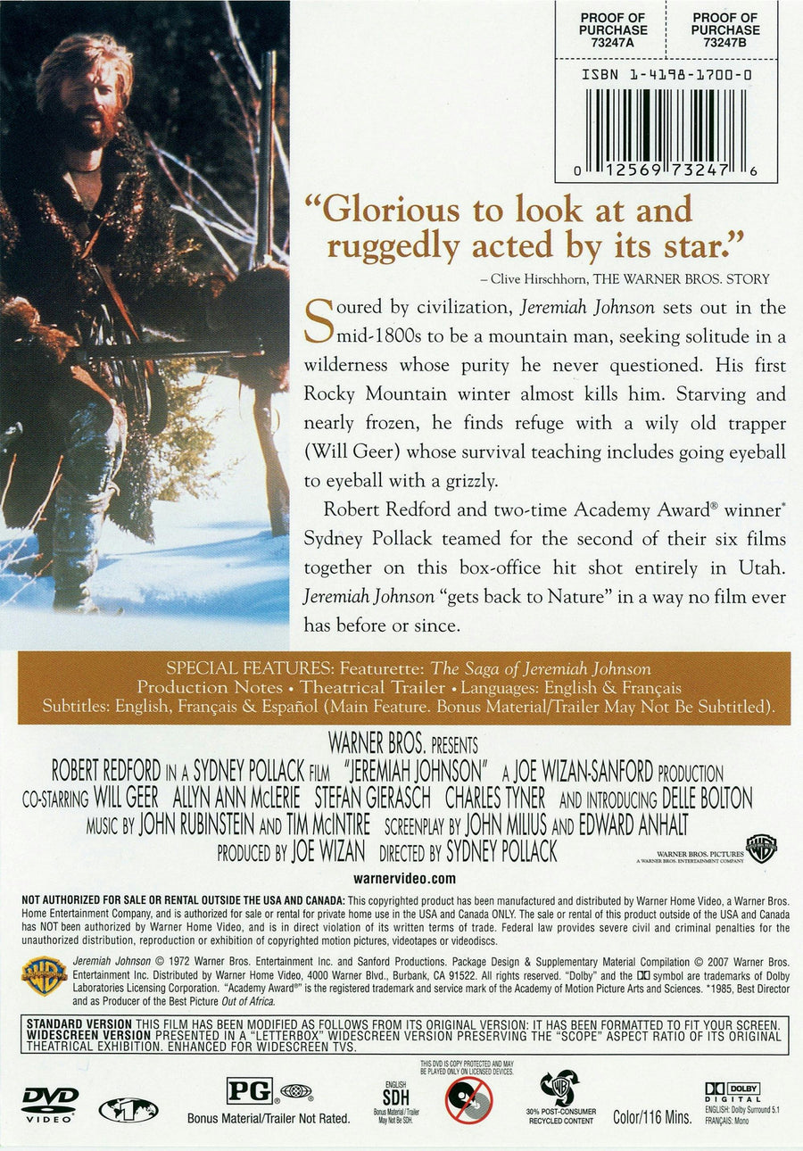 Jeremiah Johnson [DVD]