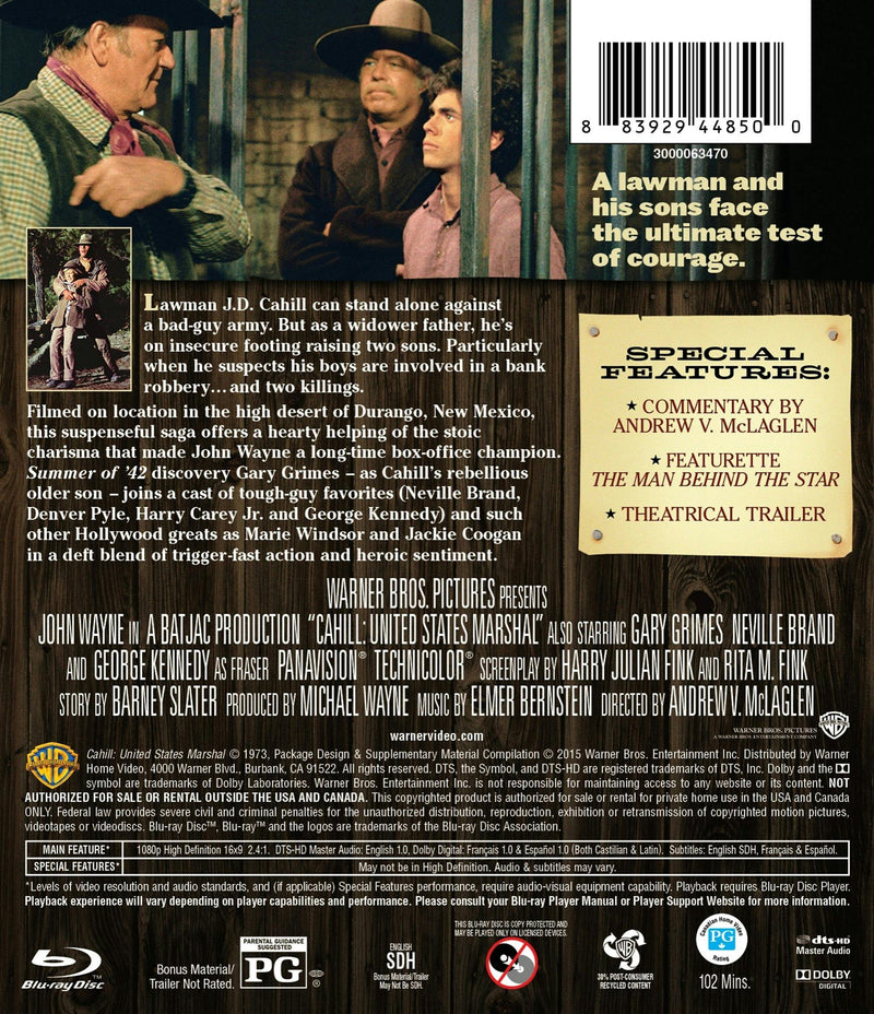 Cahill - US Marshal [Blu-ray]