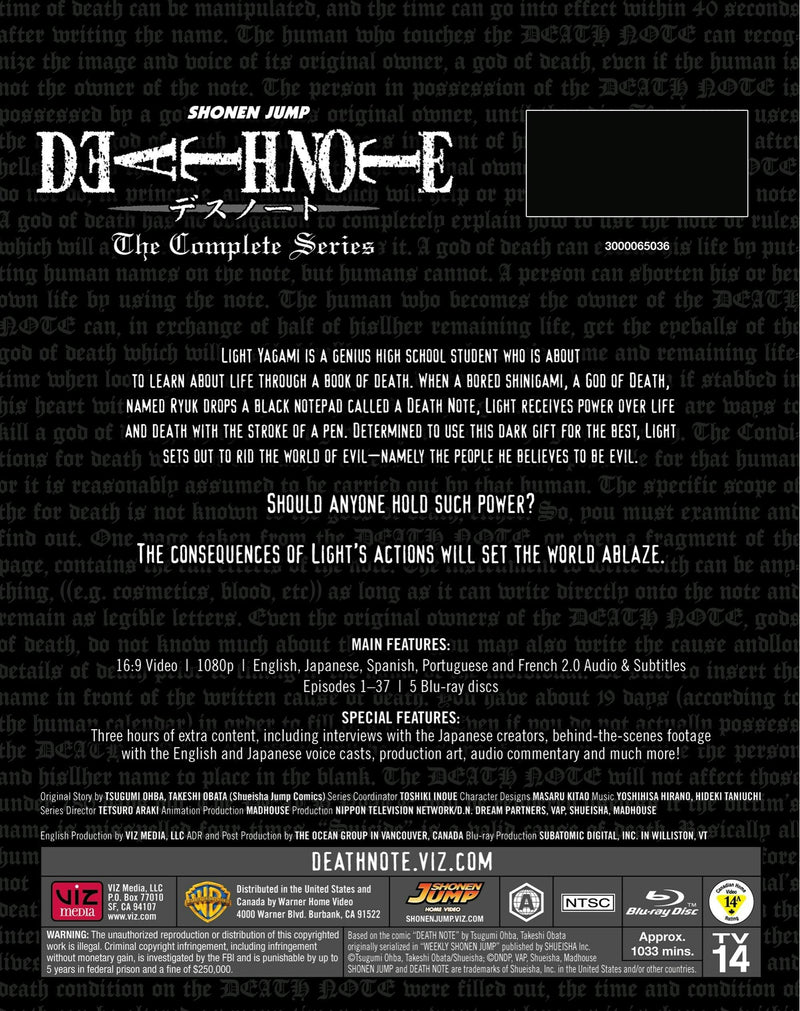 Death Note: The Complete Series [Blu-ray]