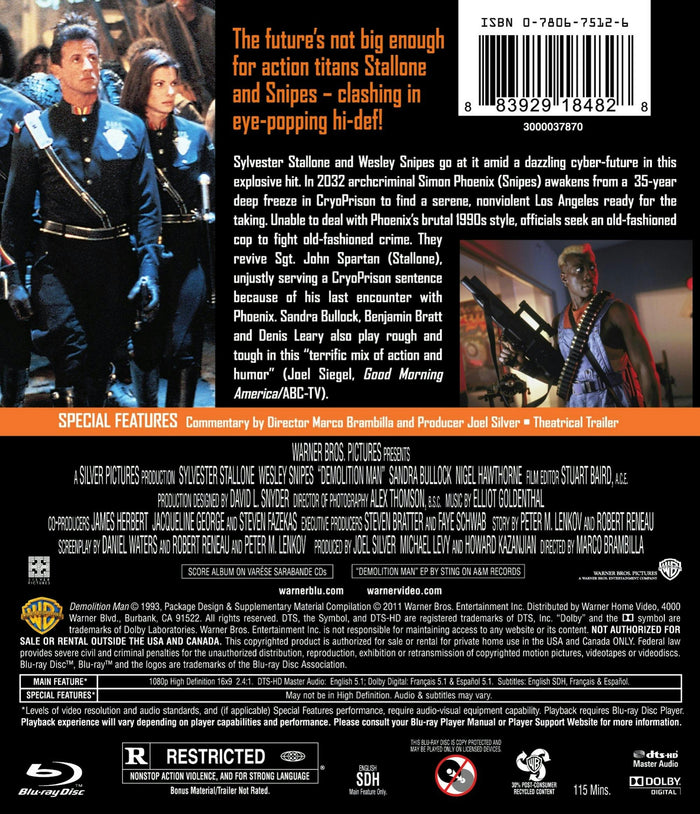 Demolition Man [Blu-ray]