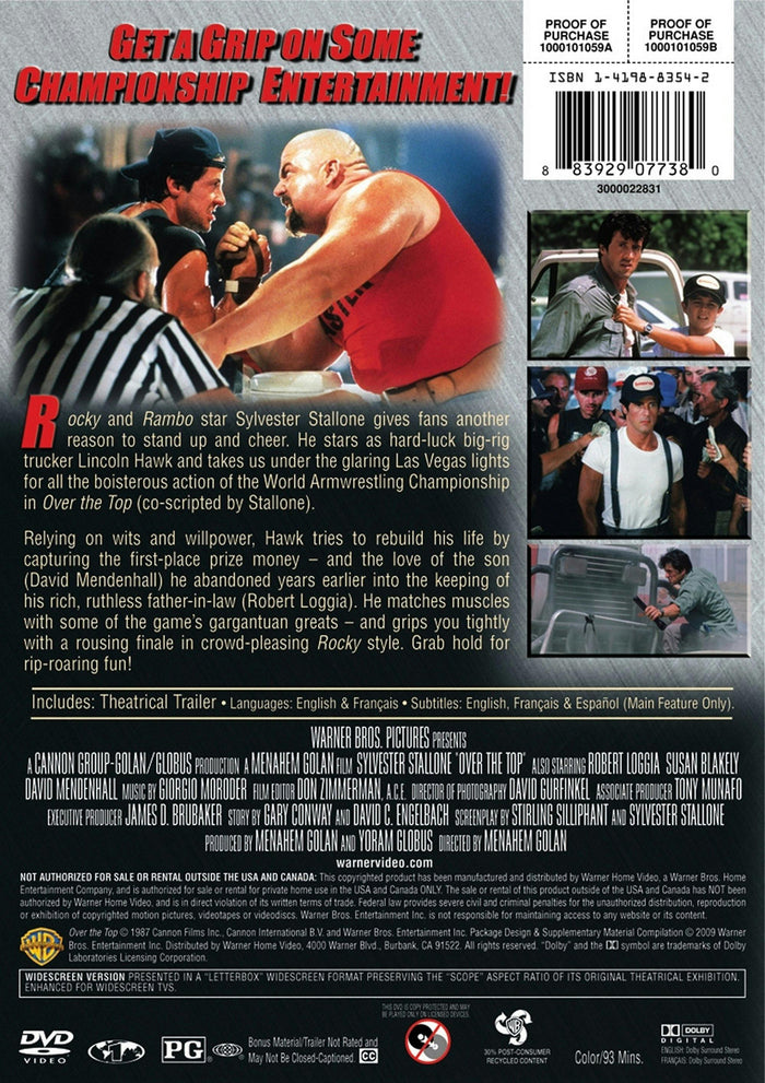 Over the Top (DVD New Packaging) [DVD]