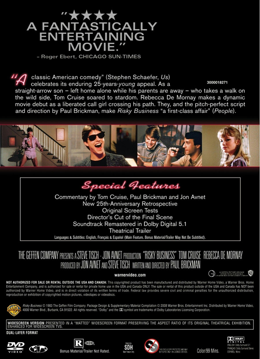 Risky Business (25th Anniversary Edition) [DVD]