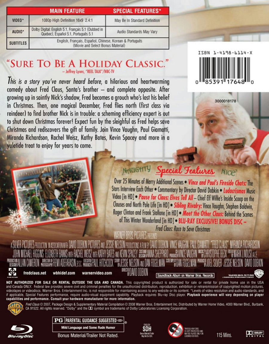 Fred Claus [Blu-ray]