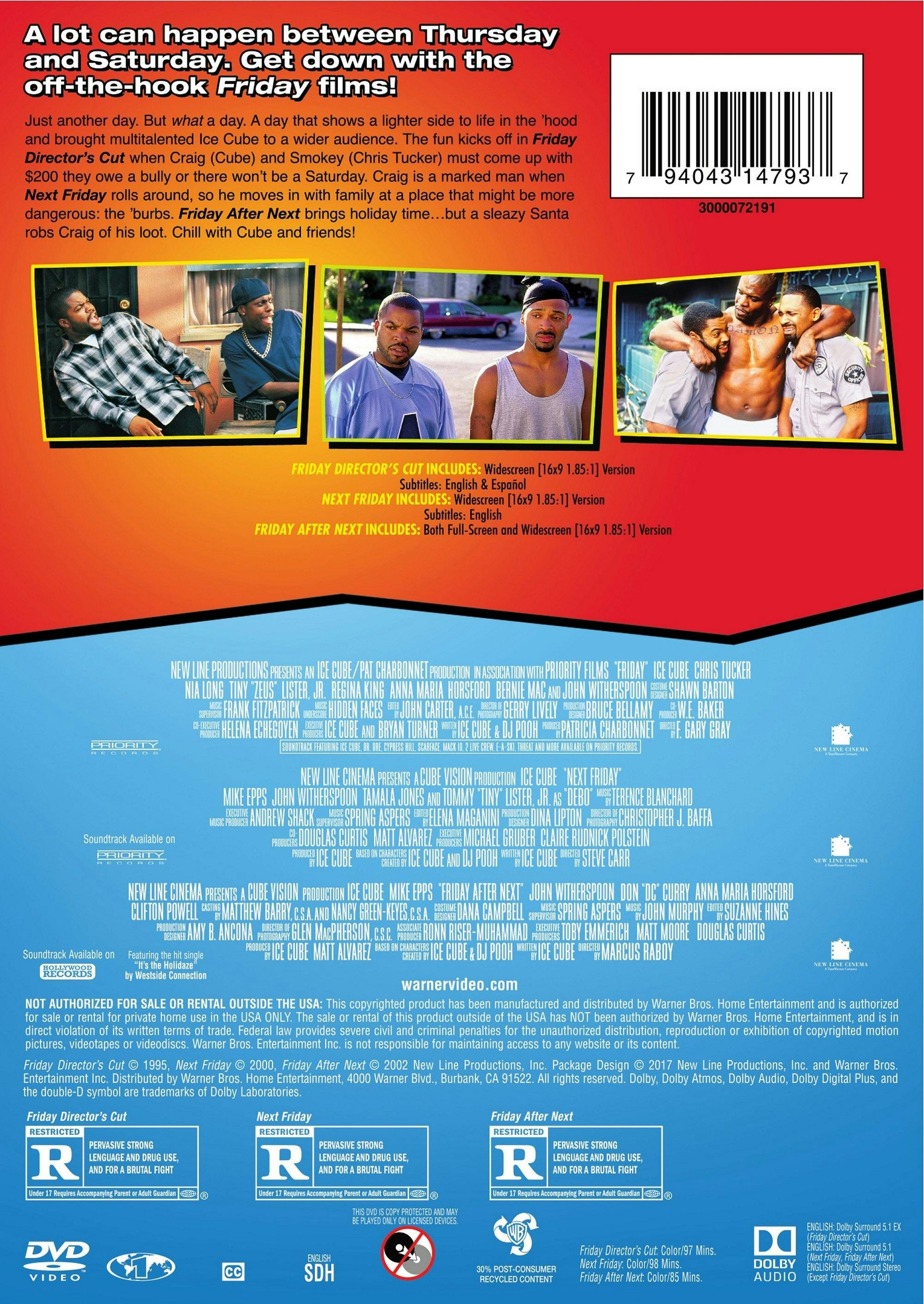 Friday/Next Friday/Friday After Next (DVD Triple Feature) [DVD