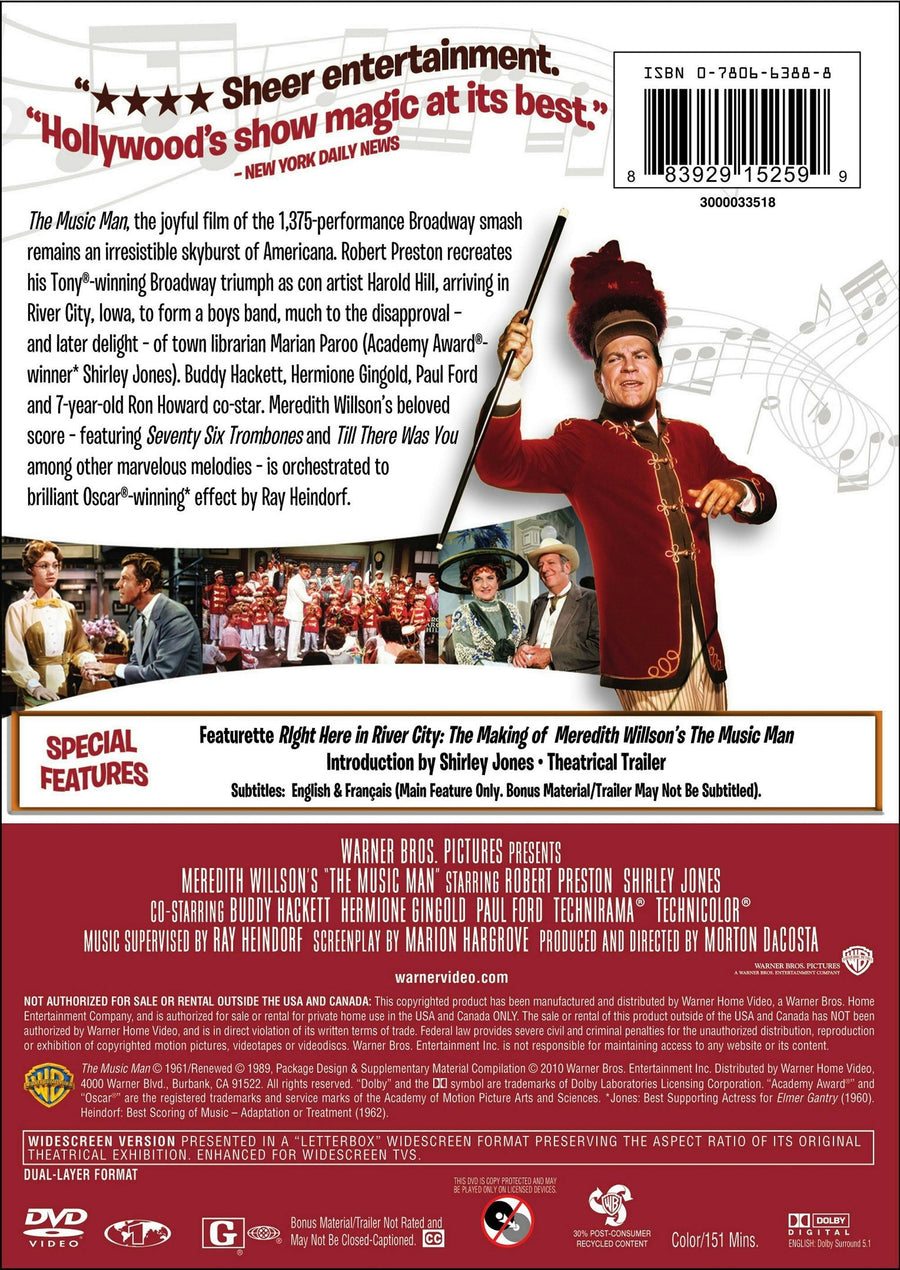 The Music Man (DVD New Box Art) [DVD]