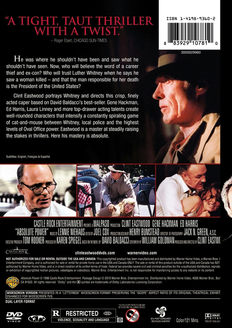 Absolute Power (DVD New Packaging) [DVD]