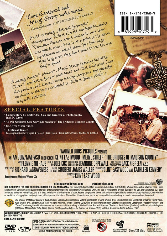 The Bridges Of Madison County [DVD]