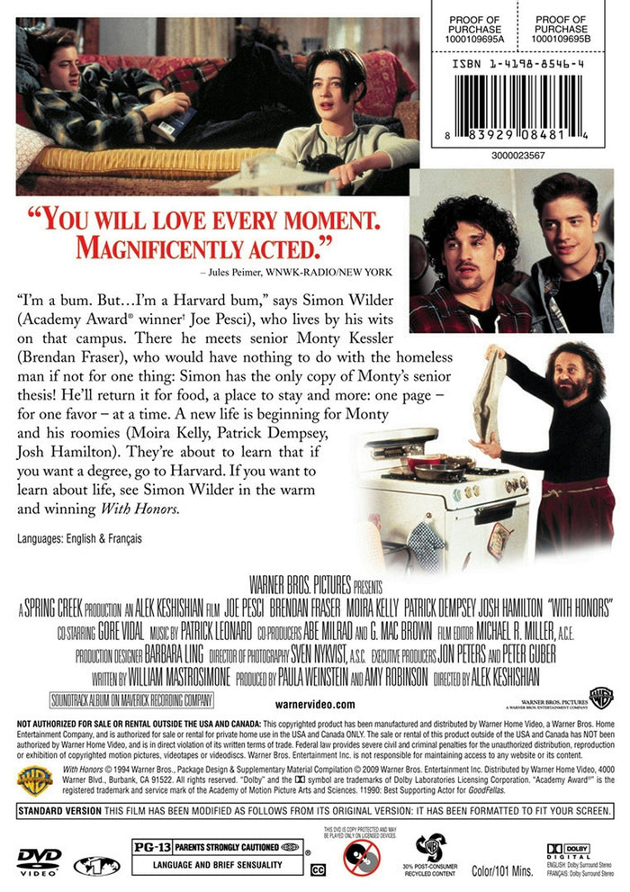 With Honors (DVD New Packaging) [DVD]