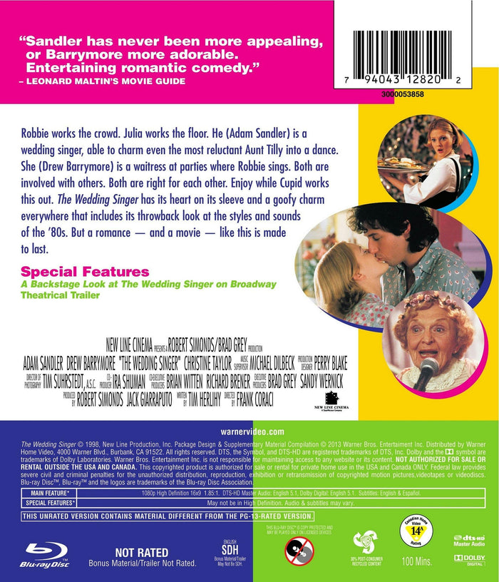 The Wedding Singer (Special Edition) [Blu-ray]
