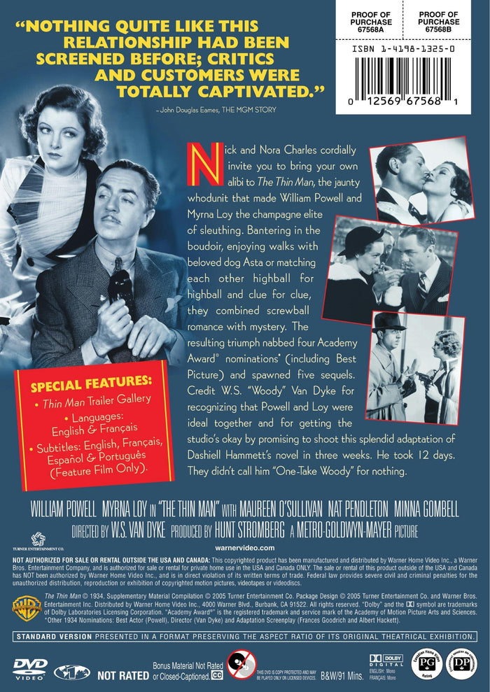 The Thin Man [DVD]