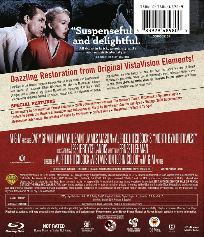 North By Northwest [Blu-ray]