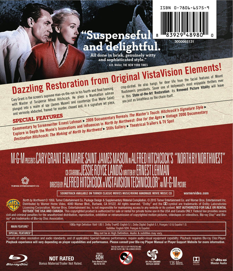North By Northwest [Blu-ray]