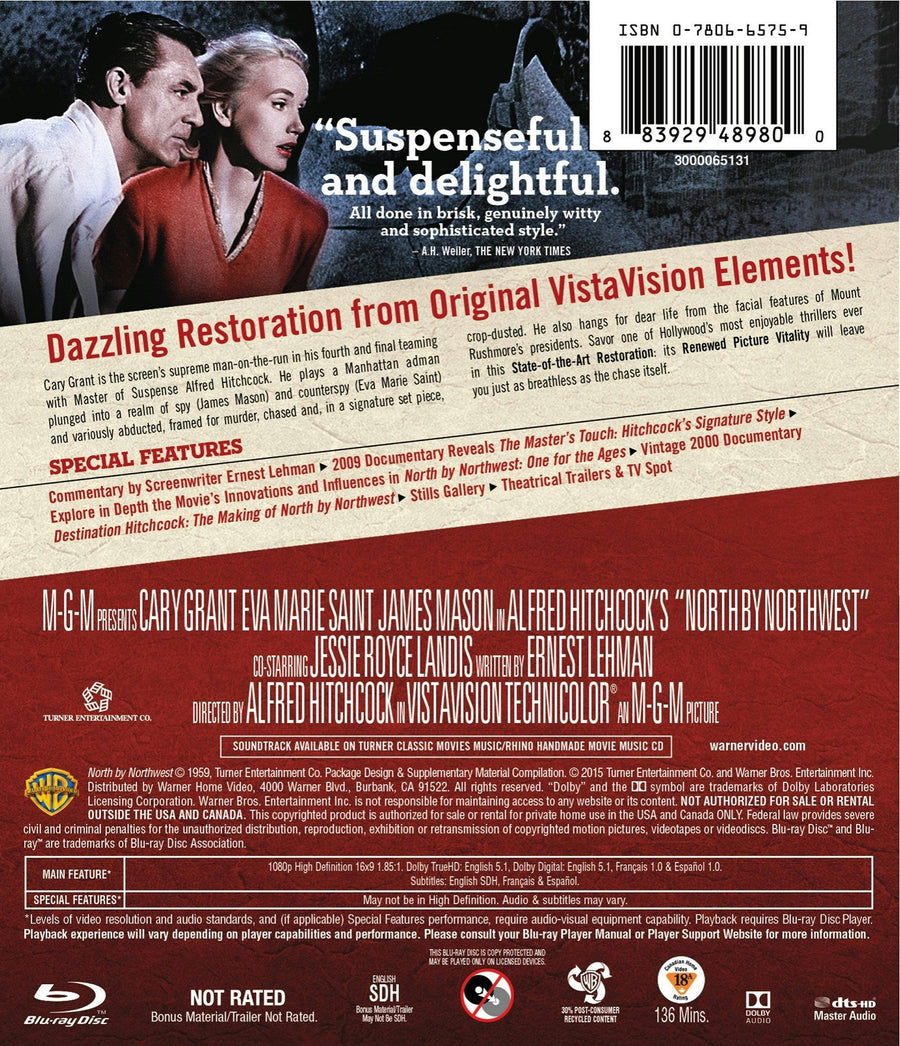 North By Northwest [Blu-ray]