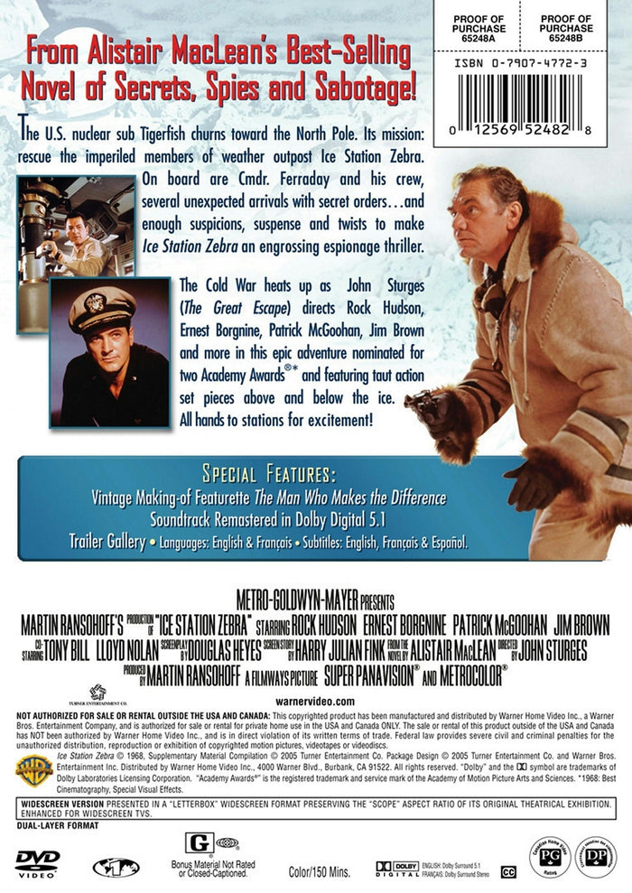 Ice Station Zebra [DVD]