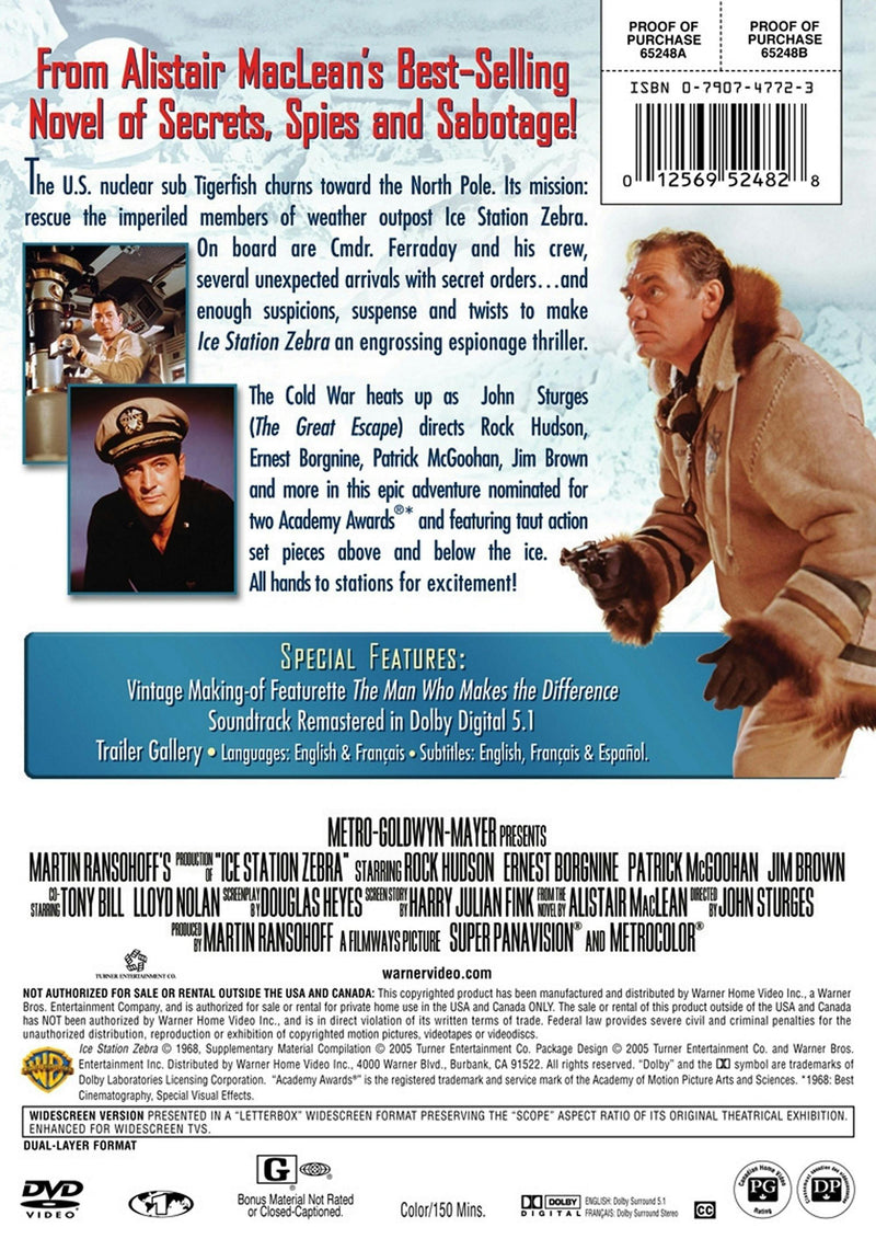 Ice Station Zebra [DVD]