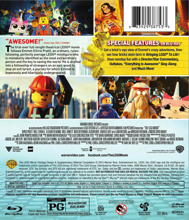 The LEGO Movie [Blu-ray]