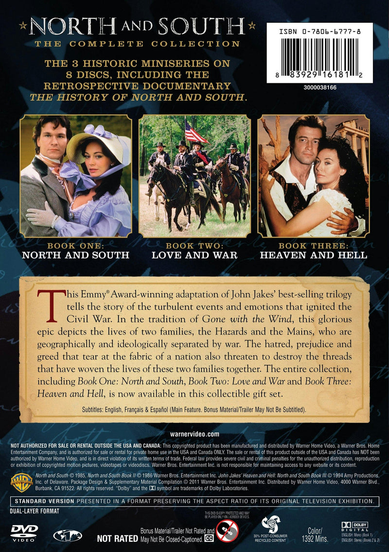 North and South: The Complete Series (Box Set) [DVD]