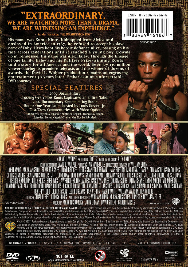 Roots: The Complete Original Series (30th Anniversary Edition) [DVD]