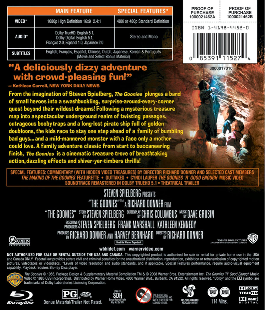 The Goonies [Blu-ray]