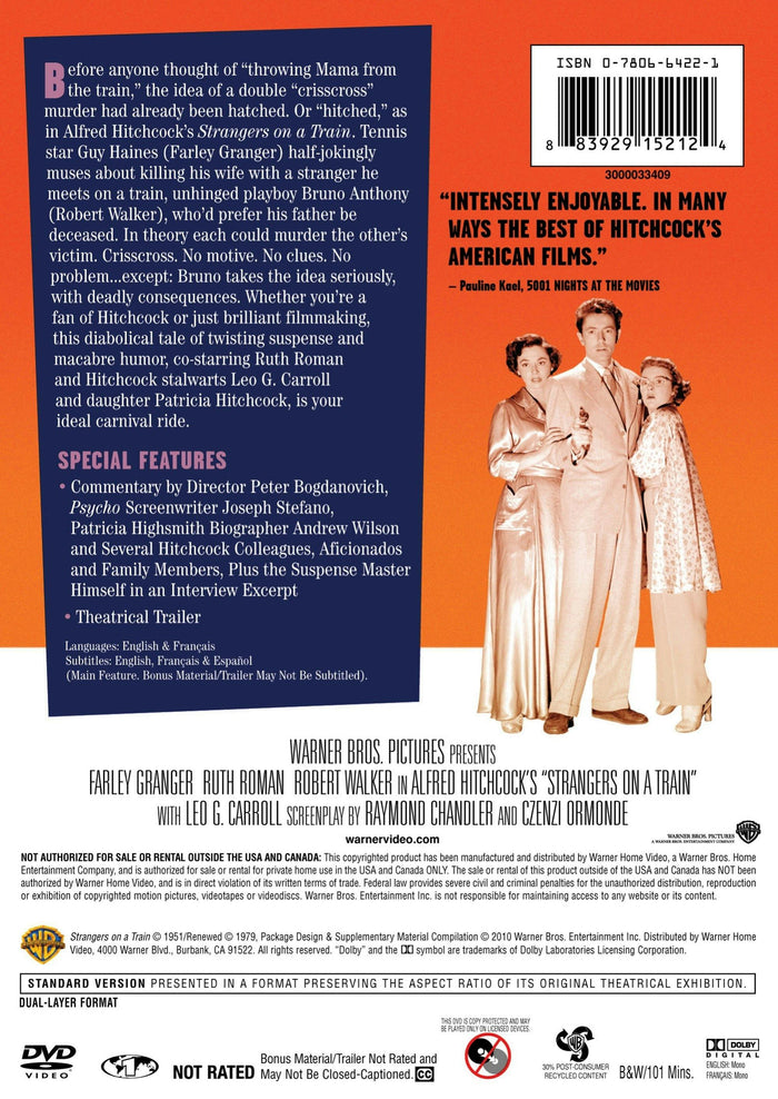 Strangers on a Train (DVD New Packaging) [DVD]