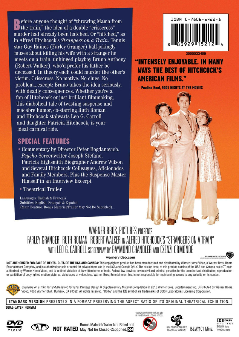 Strangers on a Train (DVD New Packaging) [DVD]