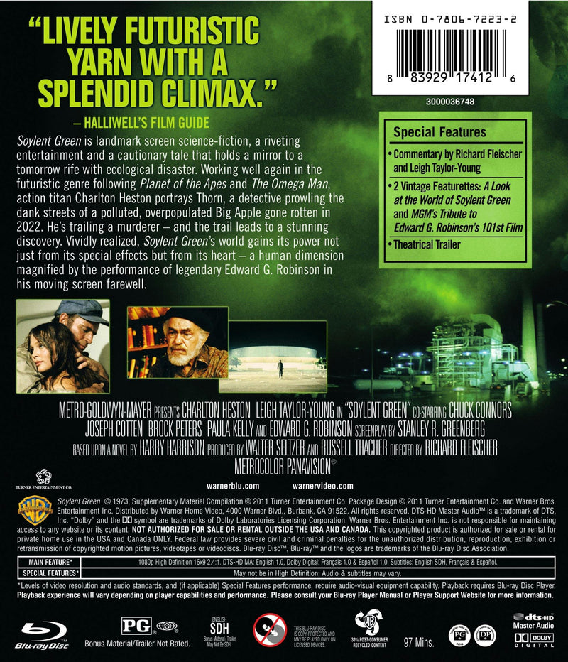 Soylent Green [Blu-ray]